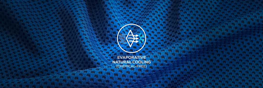 How Evaporative Cooling works: Why a simple shake reactivates your cooling towel