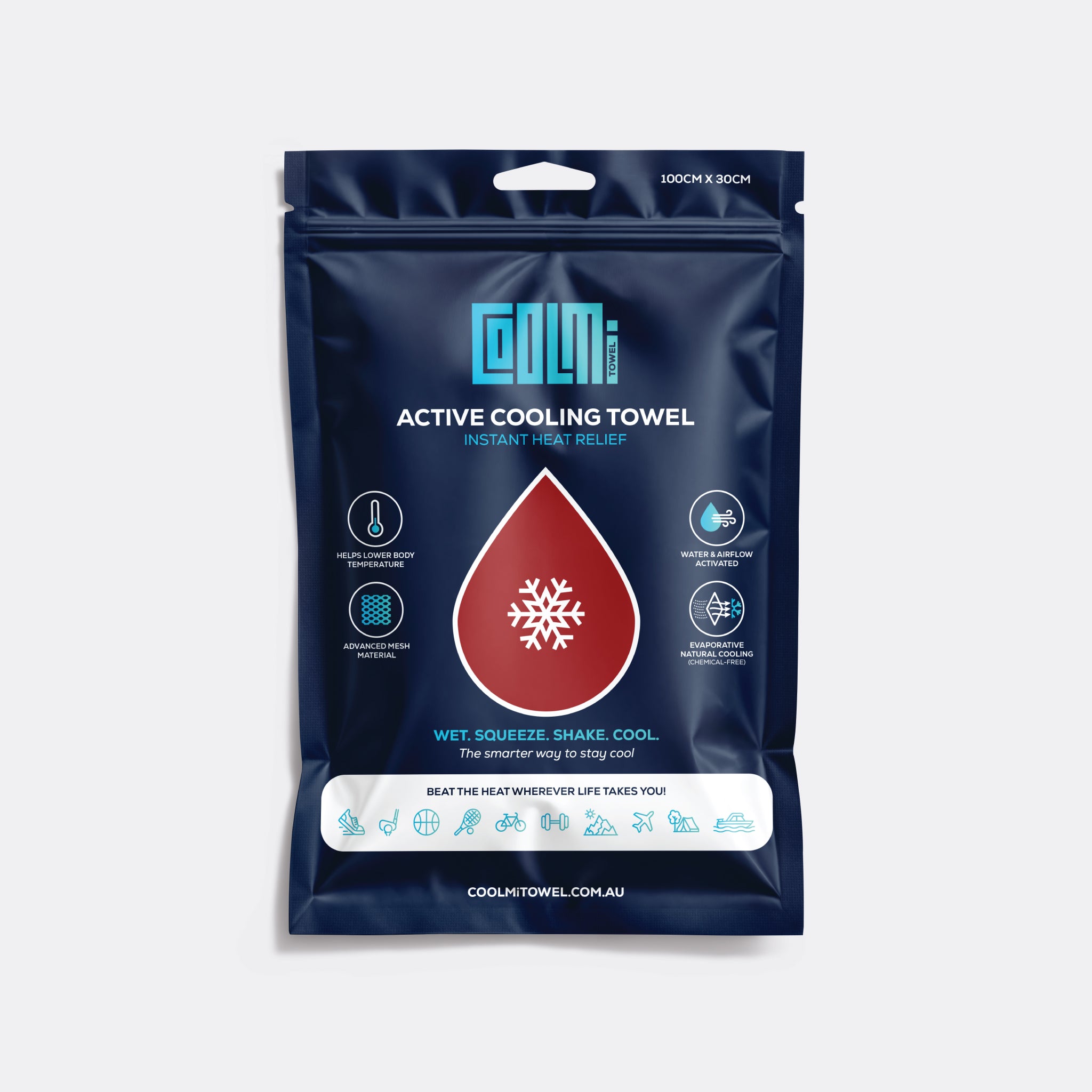 Active Cooling Towel - FLAME