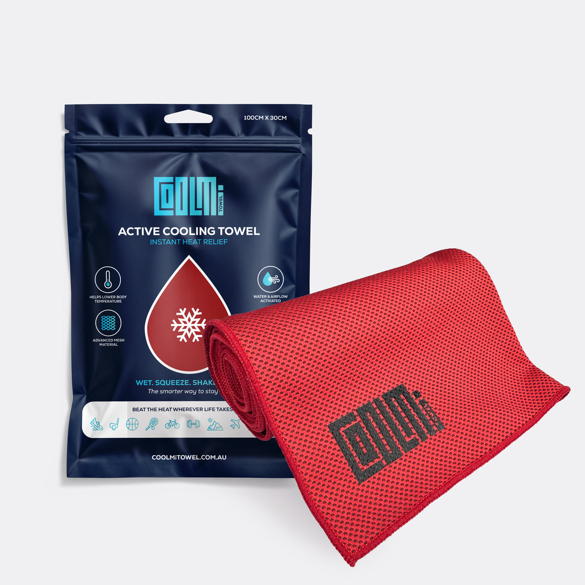Active Cooling Towel - Flame