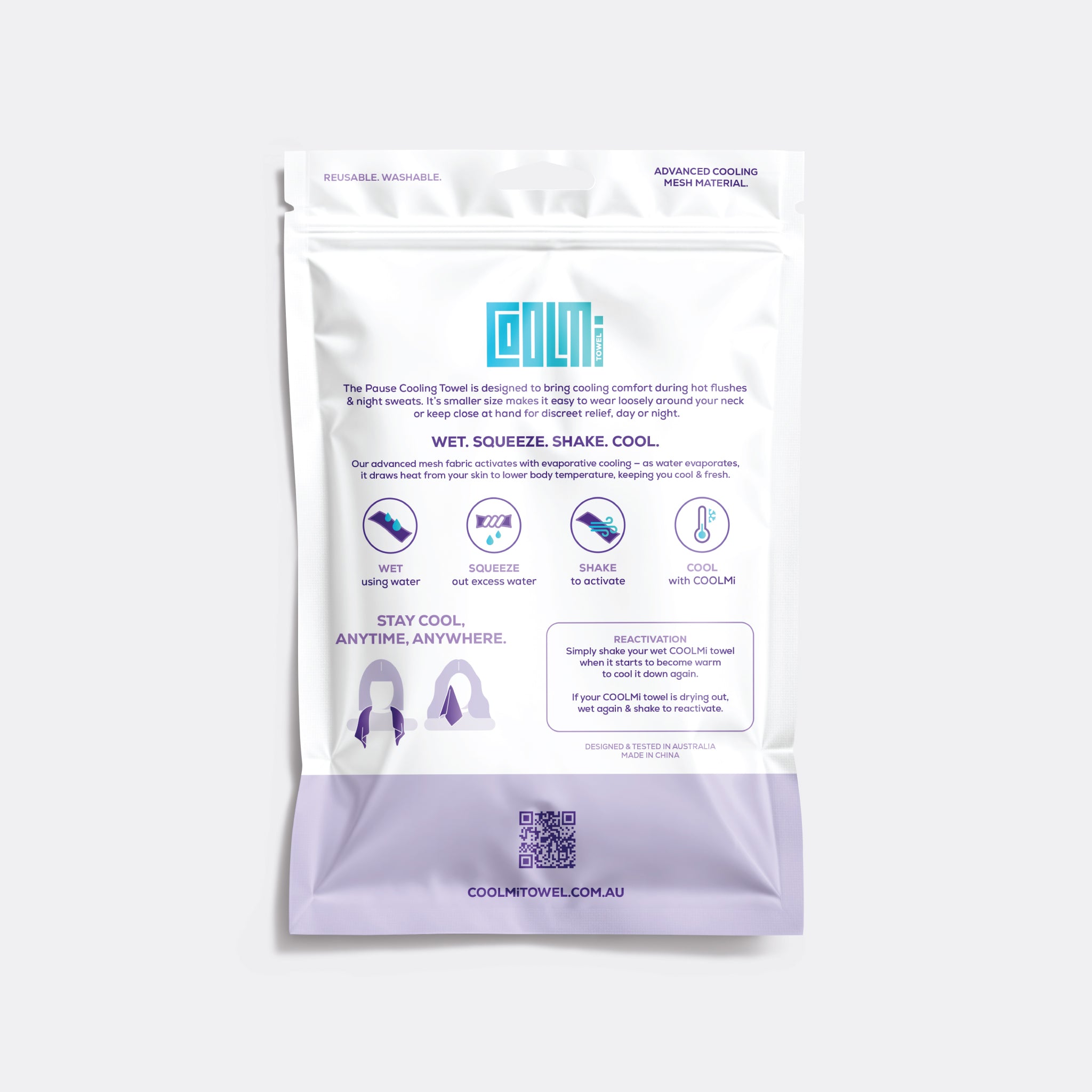 The Pause Cooling Towel - BLOOM