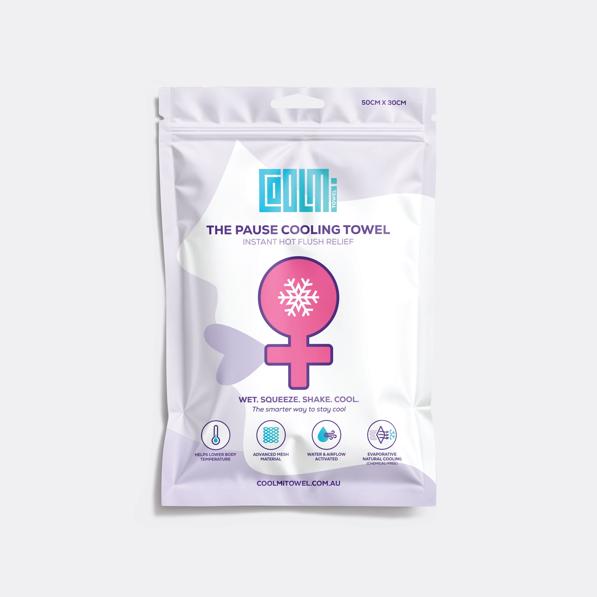 The Pause Cooling Towel - BLOOM